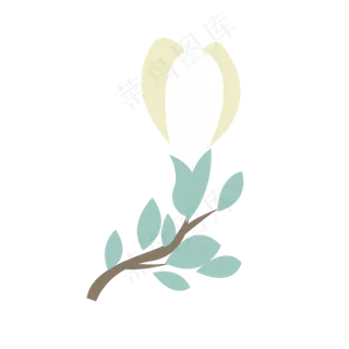 卡通植物花骨朵下载