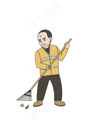 劳动节环卫工人图片