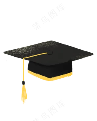 毕业季学士帽素材