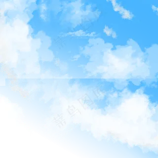 蓝天分层元素,免抠元素 蓝天分层元素,免抠元素