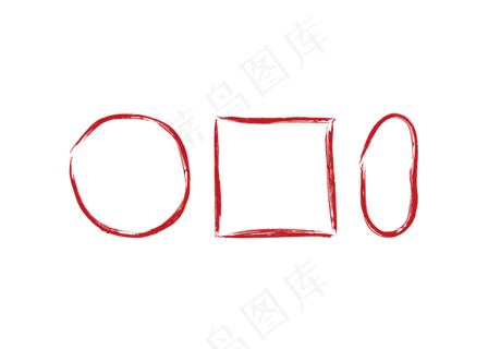 印章边框免抠素材