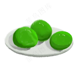 青团绿色可爱清新