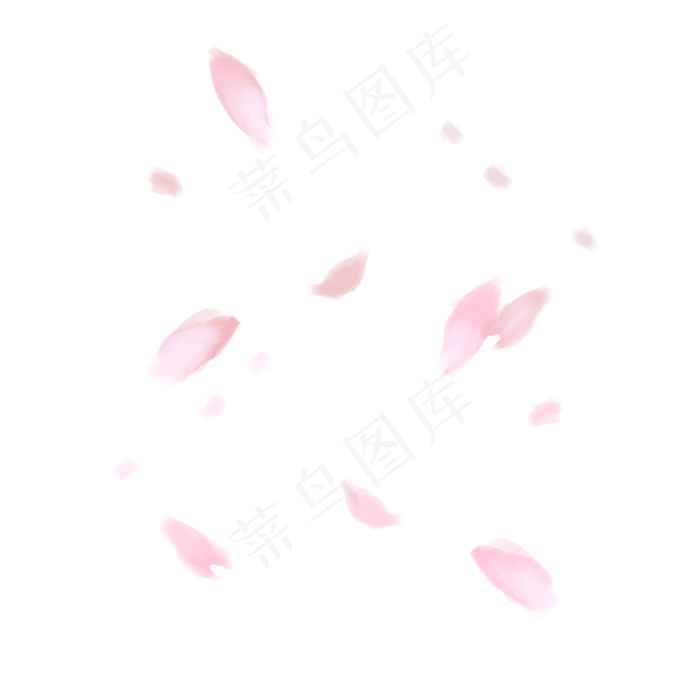花瓣手绘通用词免扣图,免抠元素(2000*2000px 300 dpi )psd模版下载