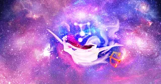 唯美梦想光芒夜空星座