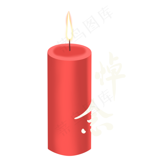 悼念蜡烛(2048X2048(DPI:300))psd模版下载