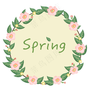 春天花朵盛开spring