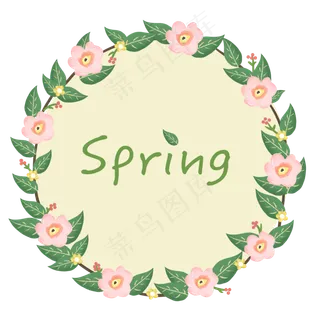 春天花朵盛开spring