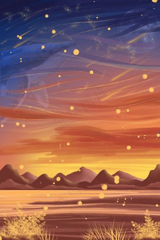 治愈天空云朵晚霞