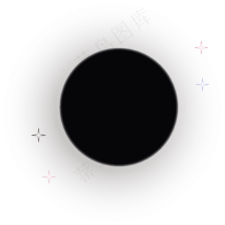 矢量黑洞png免扣素材,免抠元素