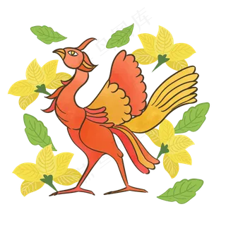 国潮锦鸡祥瑞复古装饰