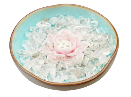 白色冰块荷花 白色冰块荷花
