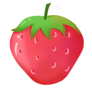 水果草莓卡通