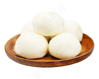 白色馒头小吃,免抠元素
