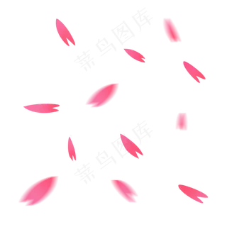 粉红色可爱樱花花瓣