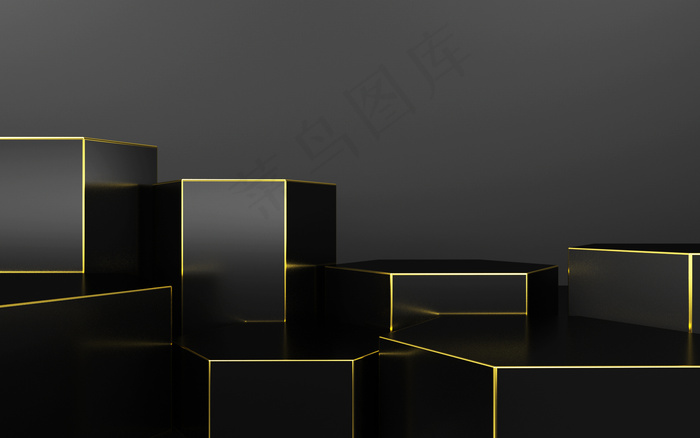 黑金科技背景图片