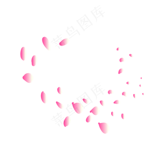 情节节玫瑰花瓣漂浮