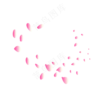 情节节玫瑰花瓣漂浮