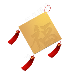 中国风金色促销吊牌