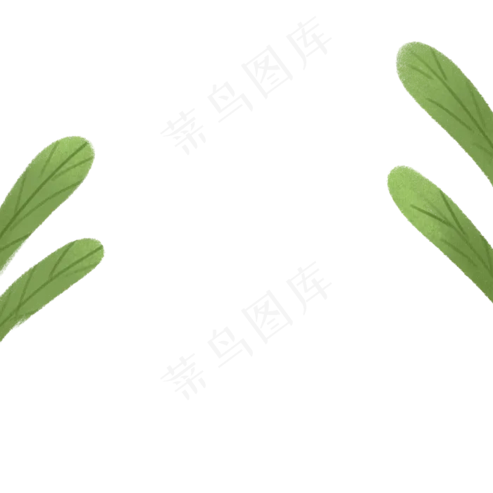 卡通植物绿叶下载(2000X2000(DPI:300))psd模版下载