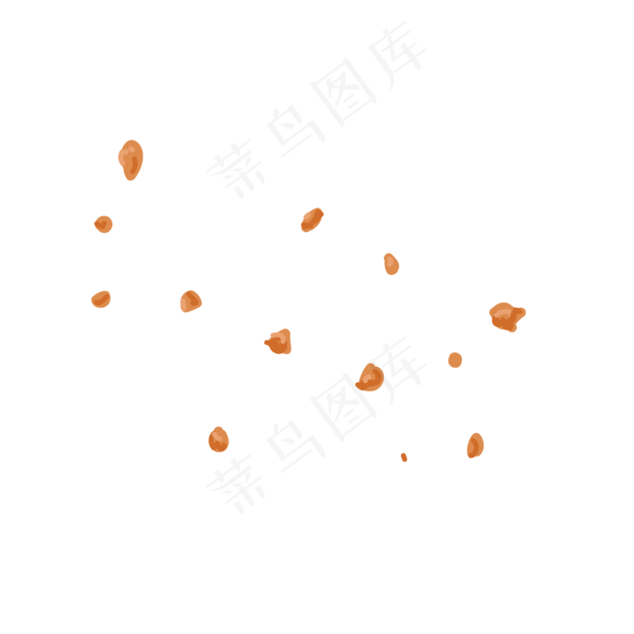 漂浮的碎屑,免抠元素