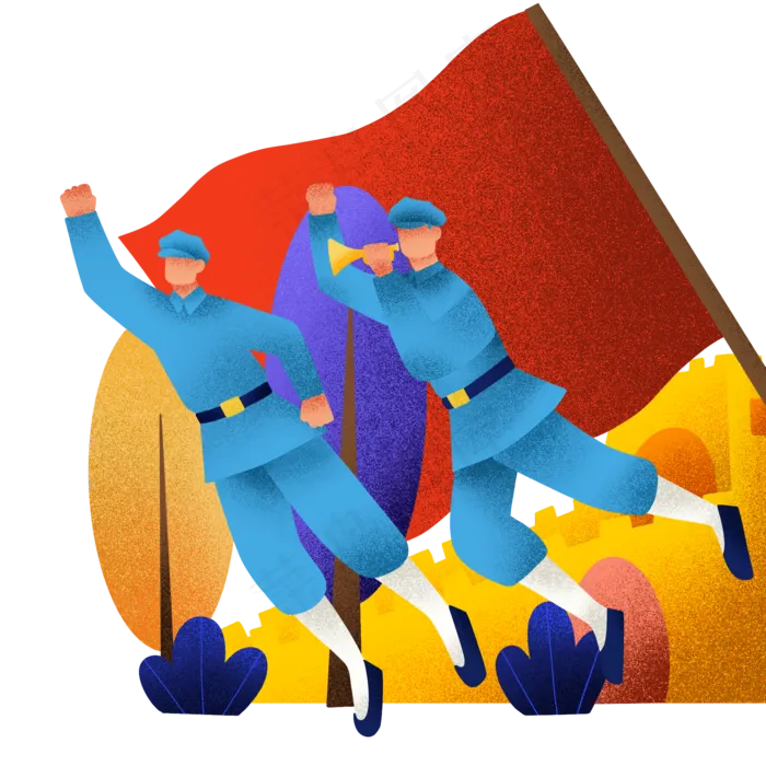 建党节革命军人(2000X2000(DPI:300))psd模版下载