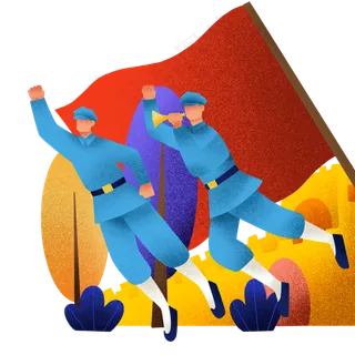 建党节革命军人