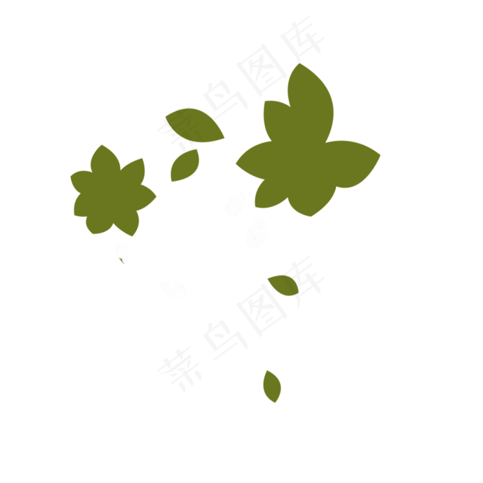 卡通树叶PNG下载