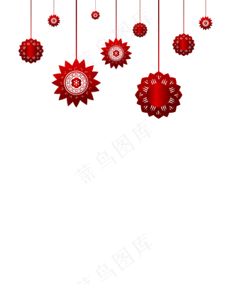 矢量手绘卡通灯笼,免抠元素