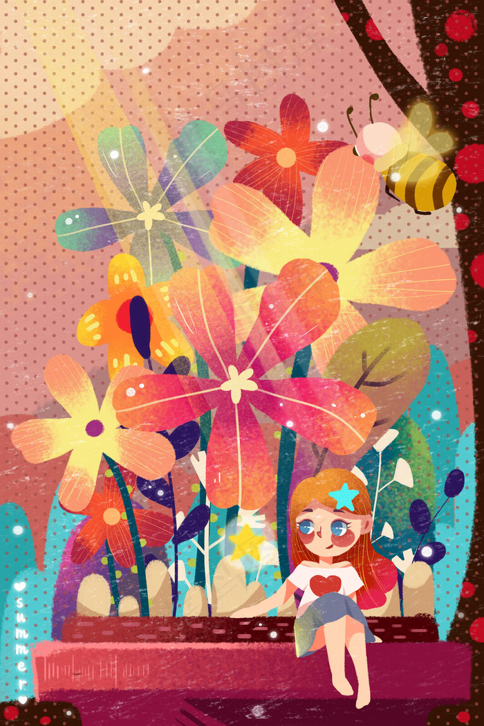 季节花节盆栽少女(3545*5315px 300 dpi )psd模版下载
