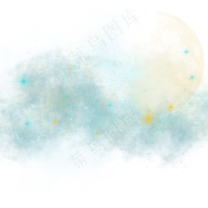 创意梦幻星空设计素材,免抠元素