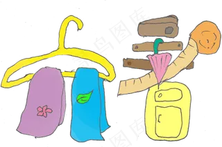 节气大暑创意艺术字免扣png