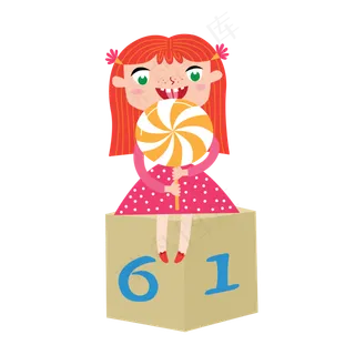 可爱儿童节设计元素