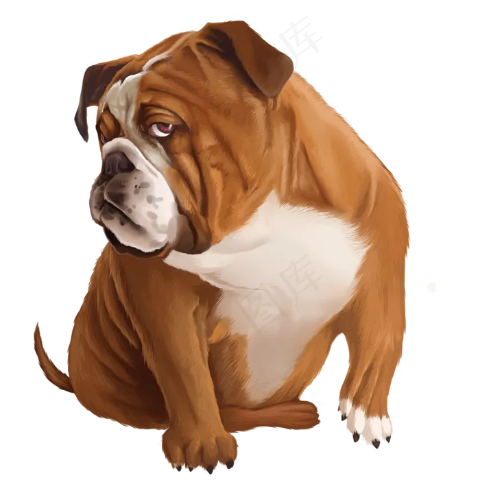 可爱小狗动物,免抠元素(2000*2000px 300 dpi )psd模版下载