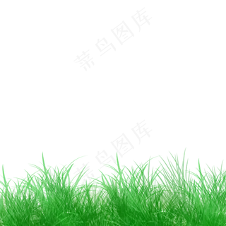 装饰绿地绿色彩带元素,免抠元素