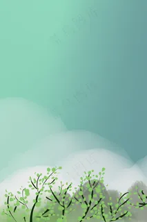 清明节二十四节气psd分层banner