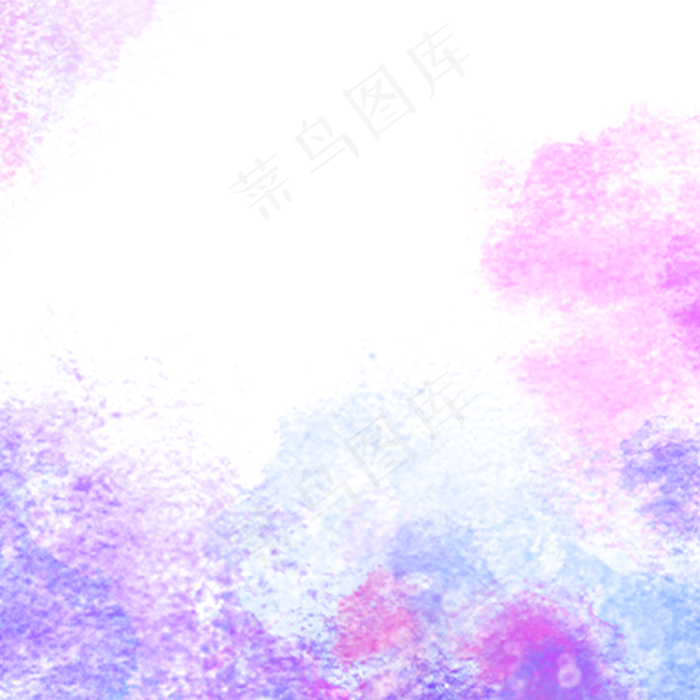 淡雅水彩墨迹18(2000X2000(DPI:300))psd模版下载