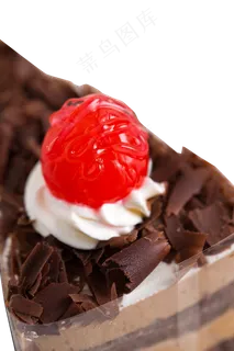 巧克力味的奶油蛋糕png素材