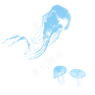 海底生物八爪鱼元素,免抠元素