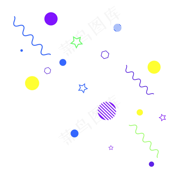 卡通矢量促销漂浮氛围电商(720X720)ai矢量模版下载