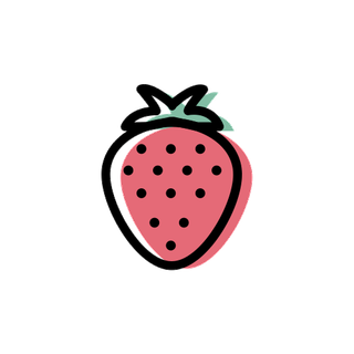 草莓免扣png图片