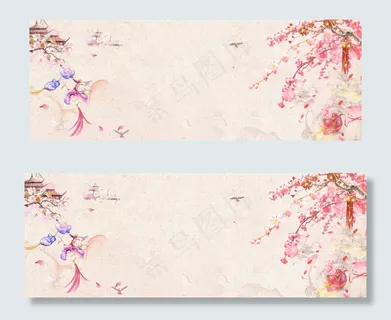 创意合成古风背景