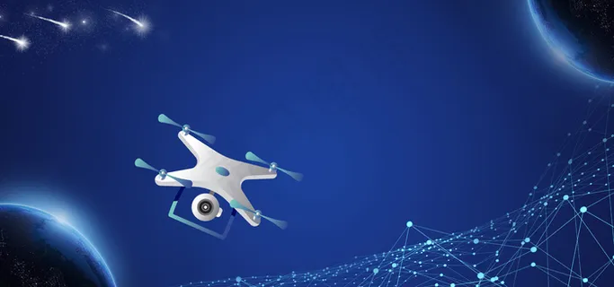 炫酷无人机简约科技风banner