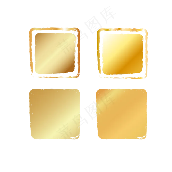 金色奢华印章(500X500)eps,ai矢量模版下载
