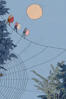 复活节晚上小精灵偷彩蛋