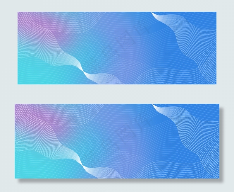 简约线性渐变海报背景