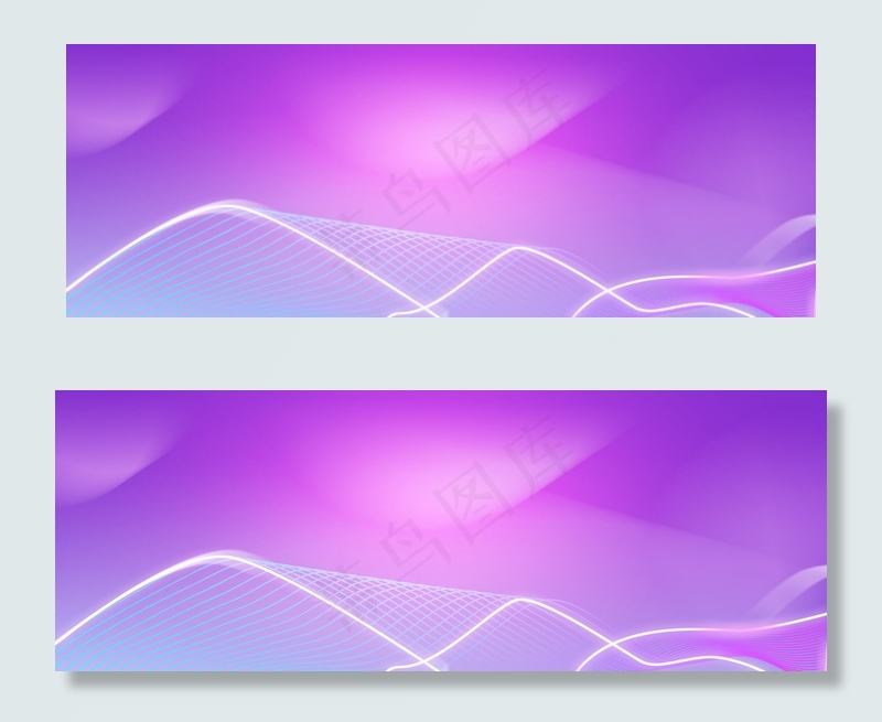 紫色渐变灯光双十一背景