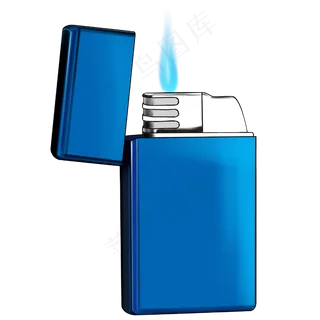 父亲节精致的蓝色防风打火机 父亲节精致的蓝色防风打火机