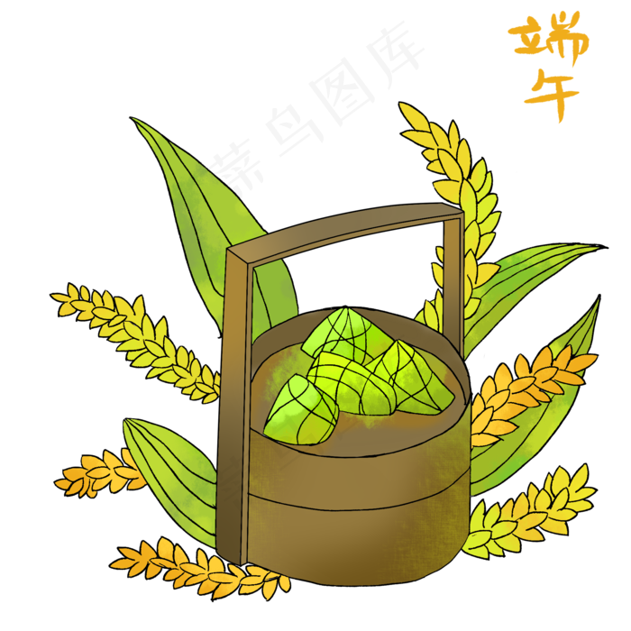 蒸笼粽子端午节(2000X2000(DPI:300))psd模版下载