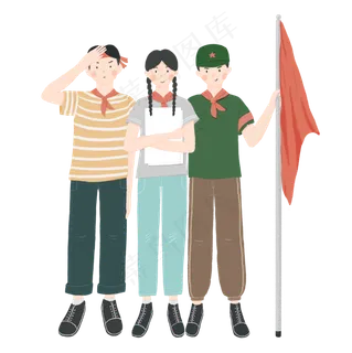 五四青年节复古风