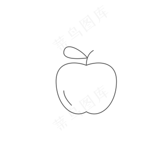 卡通苹果图案免抠图